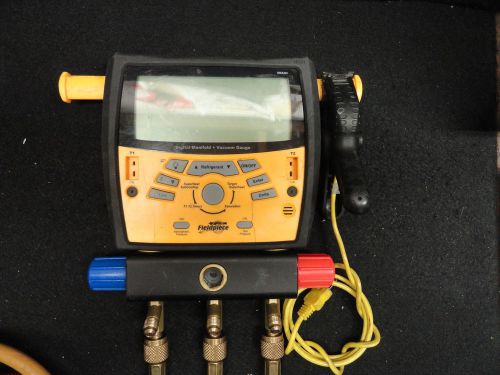 Fieldpiece sman3 hvac digital manifold vacuum gauge + hoses for sale