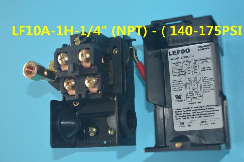 Pressure switch control air compressor 140-175psi 1 port 1h for sale