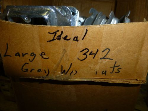 Ideal Lot of 8 Large 4&#039;&#039; Gray Electrical Box extensions 4 inch 342