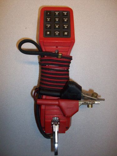 Harris TS19 Portable &#034;Buttset&#034; Test Phone with ABN clips