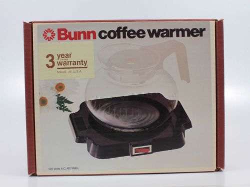 NEW NIB Bunn Coffee Warmer Single Pot Model BCW Original Box Manual