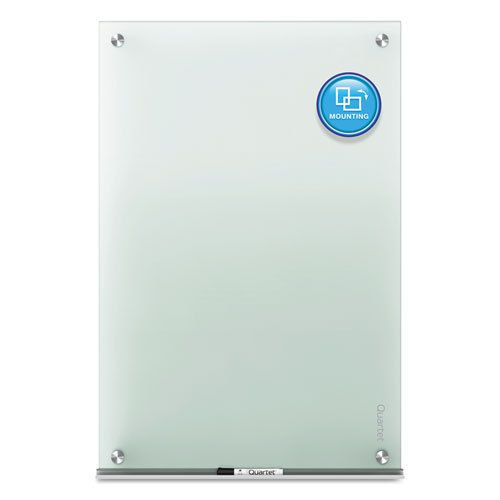 Quartet Infinity Glass Marker Board, 6&#039; x 4&#039; Frosted Surface, Frameless - G7248F