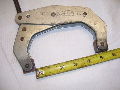 Clamp, Machinist KANT-TWIST Clamp, Size  4-1/2 D, Made in USA