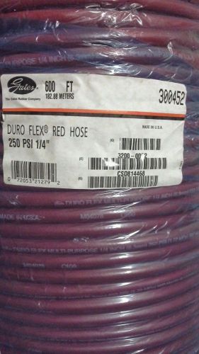 Gates 1/4 &#034; 600&#039; duro flex multi-purpose hose 3200-0002 for sale