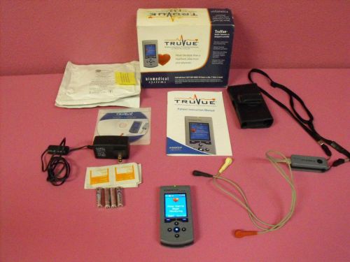 Truvue wireless 3 lead ambulatory ecg monitoring mobile telemetry system for sale