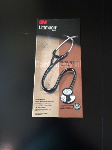 3M Littmann Cardiology III Stethoscope **BRAND NEW** •BLACK•