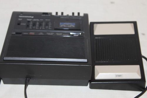 Panasonic microcassette transcriber, Model # RR-930 and foot pedal