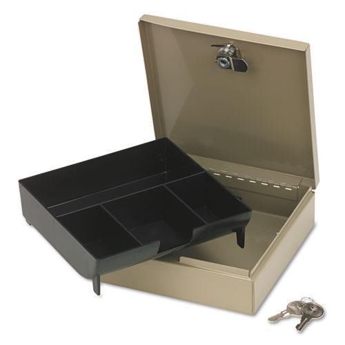 New pm company 4962 steel personal cash/security box w/4 compartments, key lock, for sale