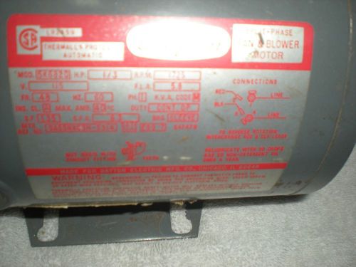 Dayton split- phaser fan &amp; blower motor, model 5k6820 for sale