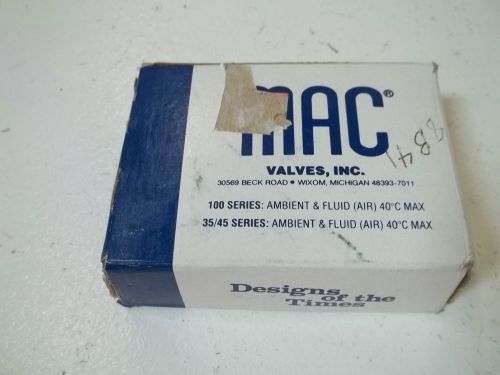 MAC VALVE INC. 45A-AA1-DDAJ-1KD SOLENOID VALVE *NEW IN A BOX*