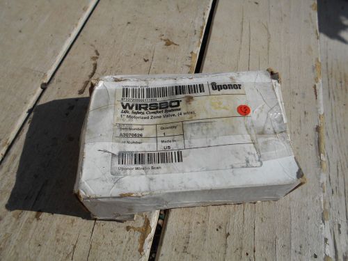 1 New Uponor Wirsbo 4 Wire Motorized Zone Valve In Box #A3070526 Free Shipping