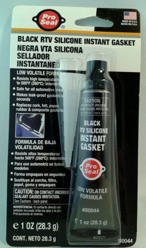 Pro seal black rtv silicone  instant gasket maker liquid gasket oil resistance for sale