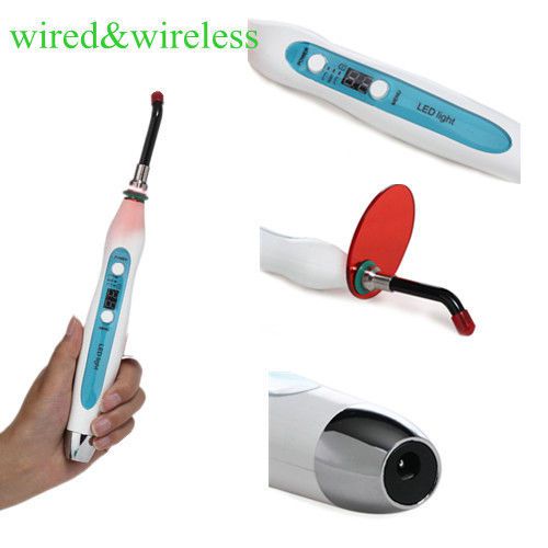 Free Shipping! 5W Wired&amp;Wireless Cordless LED Curing Light 1500mw Orthodontics