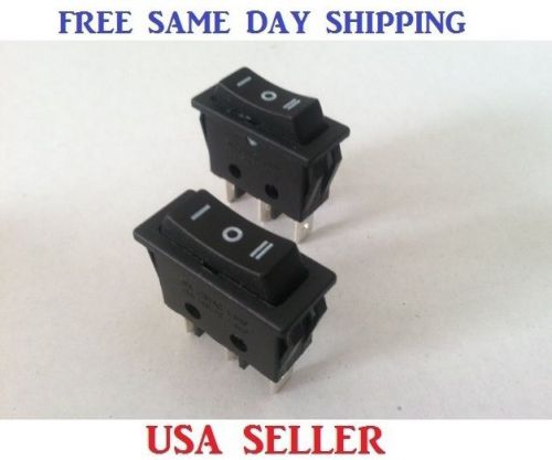 Momentary Single Pole Double Throw ~ SPDT ( on-off-on ) ~ Rocker Switches x 2
