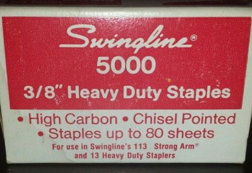 5000 3/8 Heavy Duty Staples High Carbon Chisel Pointed