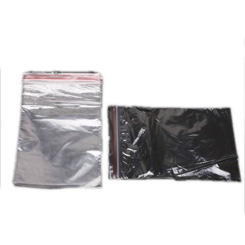 1000pcs New Clear Self Resealable Plastic Grip Seal Bags Findings 8x12cm W