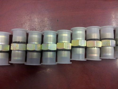 6400-08-08 hydraulic adapter fitting conn  1/2&#034;jic x orb 10pcs. fast shipping for sale