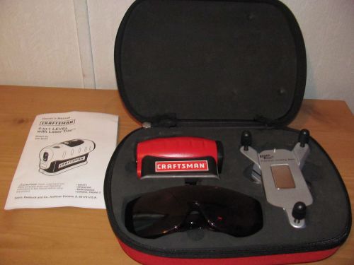 CRAFTSMAN 4 IN 1 LEVEL WITH LASER TRAC WITH CASE 320.48251