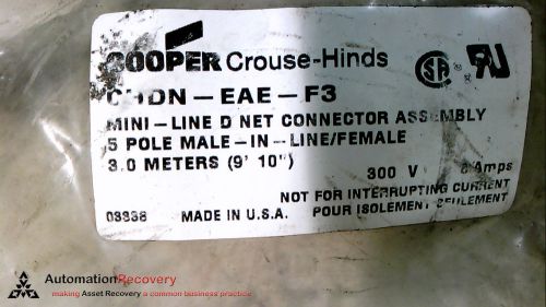 COOPER CROUSE-HINDS CHDN-EA-F3 CONNECTOR, NEW