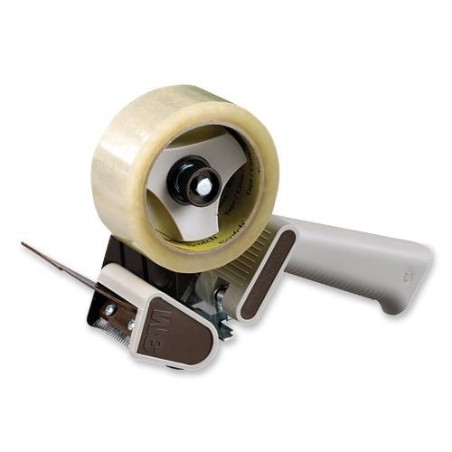 Scotch pistol-grip tape dispenser - holds total 1 tape -3&#034;core -gray - mmmh180 for sale