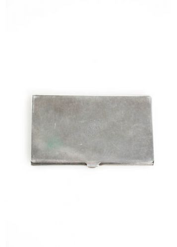 Auth tiffany &amp; co sterling silver please return to tiffany business card case for sale