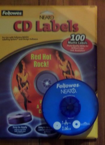 Neato CD / DVD Labels and Applicator (Assorted Labels  - 100+)