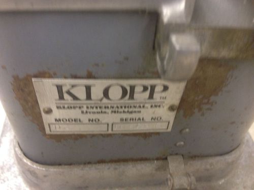 KLOPP MODEL  COIN COUNTER .01, .05, .10, &amp; .25 CENTS