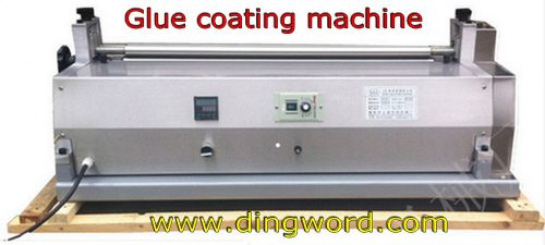 Electric glue coating machine for paper photo book hard covers gluing machine for sale