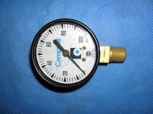 Ametek pressure gauge by hunter spring products pa. usa 0-100 psi. face 2&#034; for sale