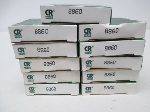 Lot 11 new chicago rawhide 8860 shaft oil seal 13/16x1-7/8x1/4in d309845 for sale