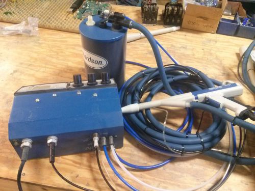 New! Nordson Sure Coat Manual Powder Coating System w/ Nordson Gun &amp; 4lb Hopper