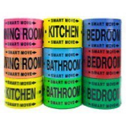 Bedroom Packing Tape for 3 Bedrooms - Living, Dining, Kitchen, Bedroom, &amp;