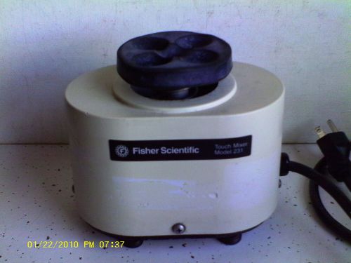 FISHER SCIENTIFIC TOUCH MIXER MODEL 231 CAT 12-810R vibrating shaker