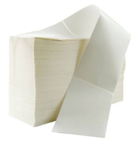 5000 fanfold 4&#034;x6&#034; direct thermal labels - shipping / barcode label 4x6 zebra for sale