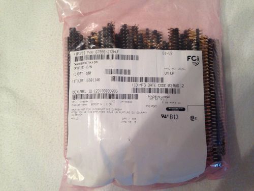 Bergstik ii .100&#034; dr straight header pins--67996-272hlf (100 pieces) for sale