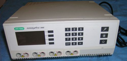 Power pac 3000 biorad power supply for gel electrophoresis for sale