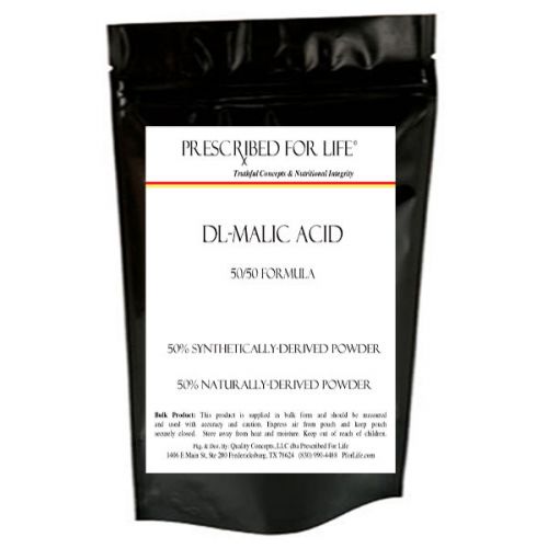 Malic Acid (DL) - Granulated USP Food Grade Powder, 50 lb
