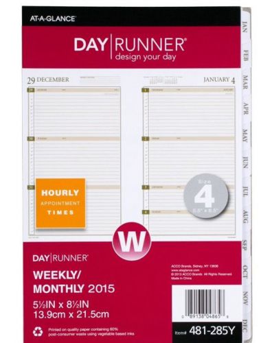 Day Runner 481-285Y Weekly-monthly Planner