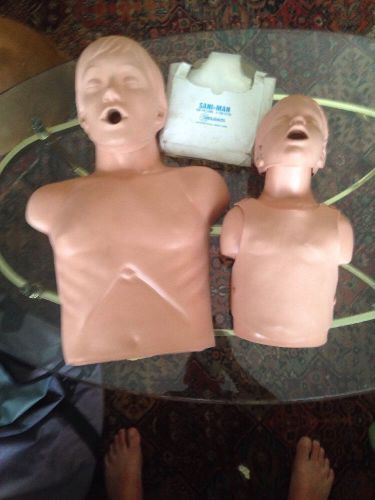 2-Prestan CHILD And INFANTS   Manikins CPR mannequins Dummys W/lung Bags.