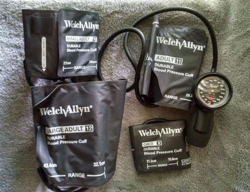 Welch Allyn Flexiport Reusable Blood Pressure Cuff Sizes 9, 10, 11 &amp; 12
