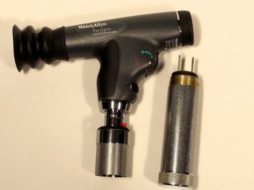 WELCH ALLYN #11820 PANOPTIC OPHTHALMOSCOPE HEAD &amp; Rechargeable HANDLE