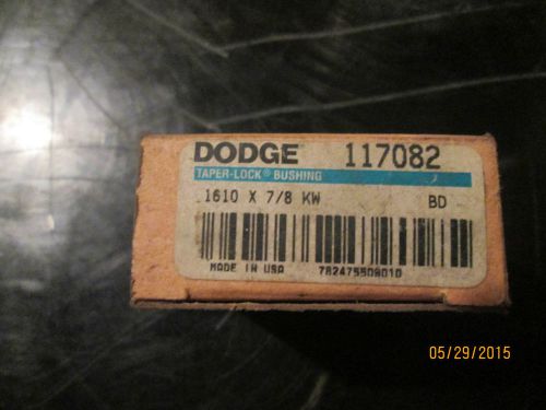 Dodge 1610 x 7/8 Taperlock Bushing 117082