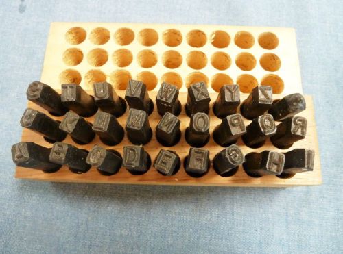 Young Bros. 06271 .25in Machine Made 27 Piece Stamp Letter Set