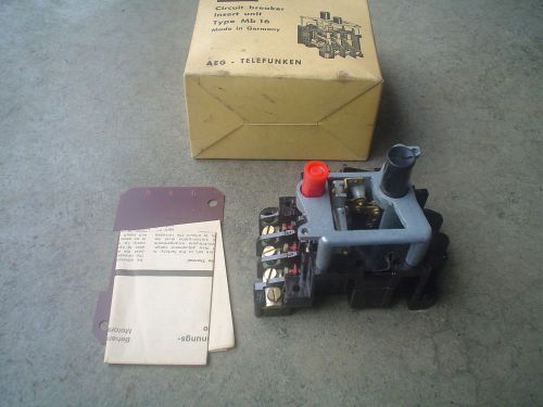 AEG Mb 16 Manual Motor Starter Circuit Breaker Switch  Single or 3 Phase On Off