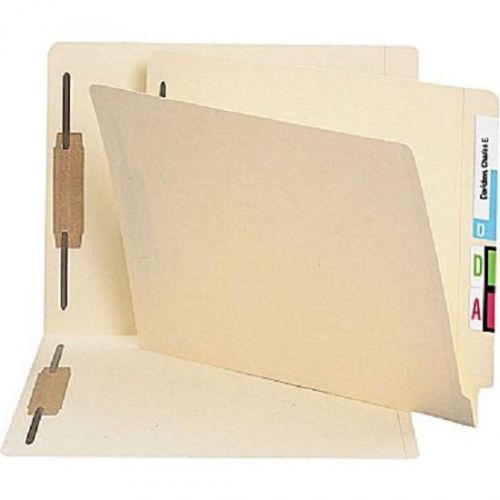 Staples® Manila End-Tab Fastener Folders with Reinforced Tabs, Letter, 150/case