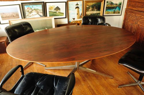Knoll Rosewood Conference Table Late 60&#039;s