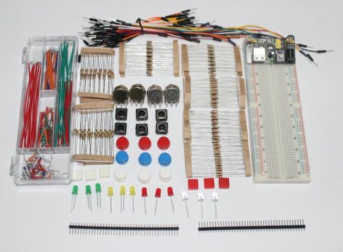 Breadboard Power Module Flexible Cable Jumper Wires Box for Arduino Starter kit