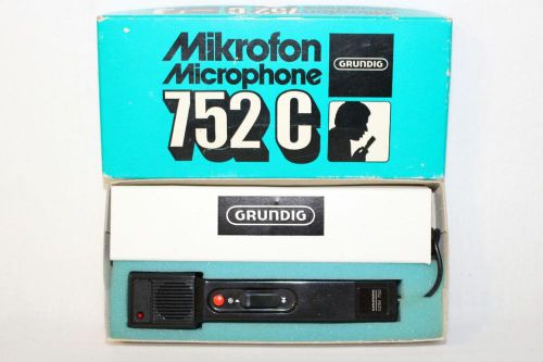 Vintage Grundig GDM 752 C Dictation Miocrophone with Box