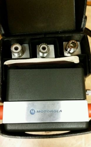Motorola Wattmeter S1350C With 4 SLUGS leather case &amp; instructions in GREAT COND