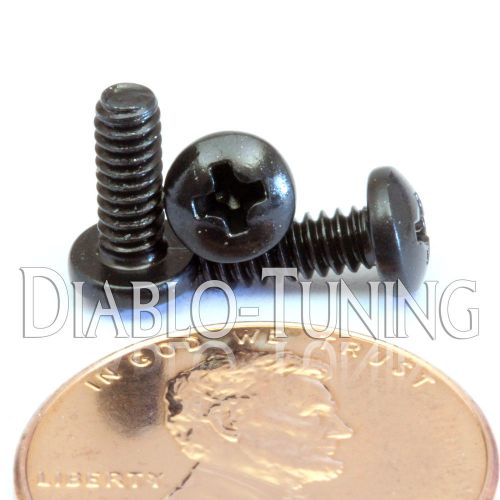 #4-40 – phillips pan head machine screws - steel black oxide unc coarse for sale